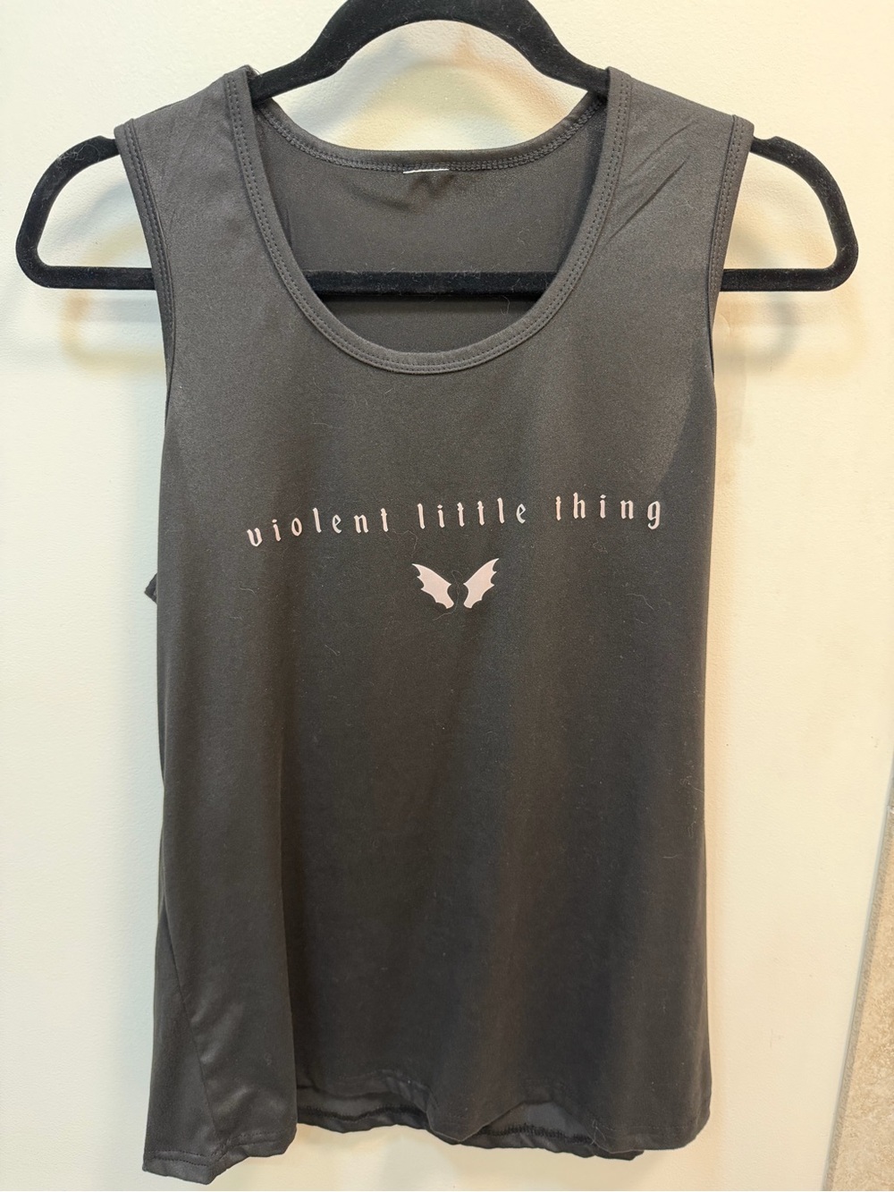 Women's Black Graphic Tank Top